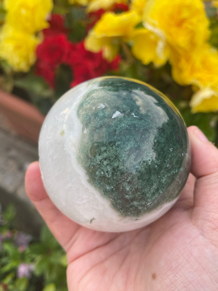 Moss Agate Sphere