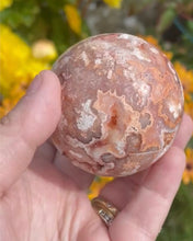 Load image into Gallery viewer, Druzy Crazy Lace Agate Sphere
