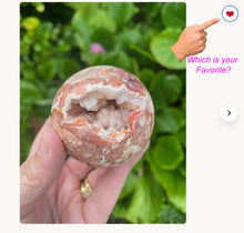 Load image into Gallery viewer, Druzy Crazy Lace Agate Sphere
