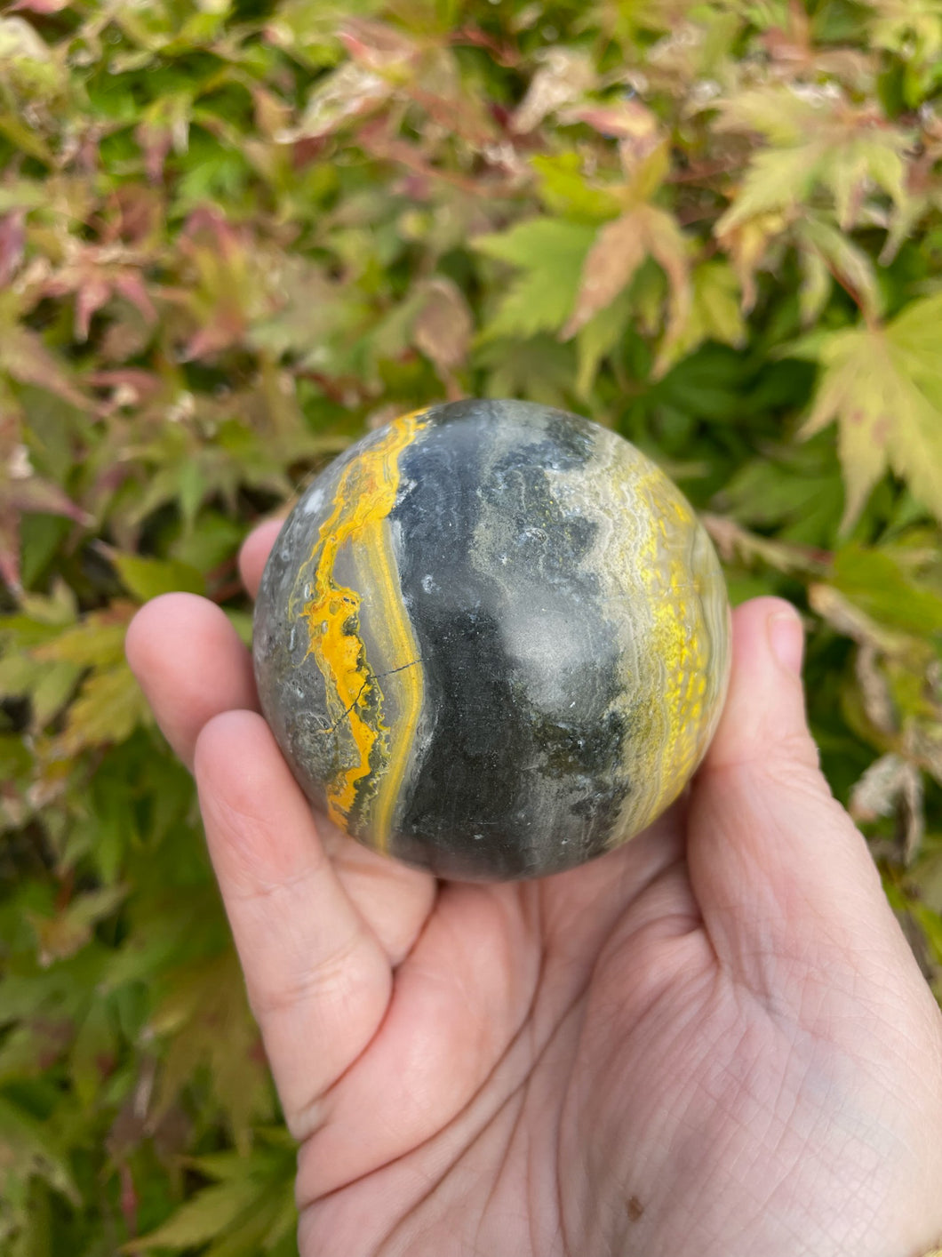Bumblebee Jasper Sphere