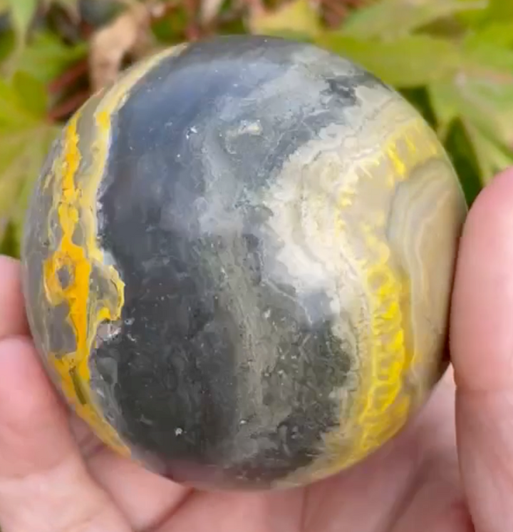 Bumblebee Jasper Sphere