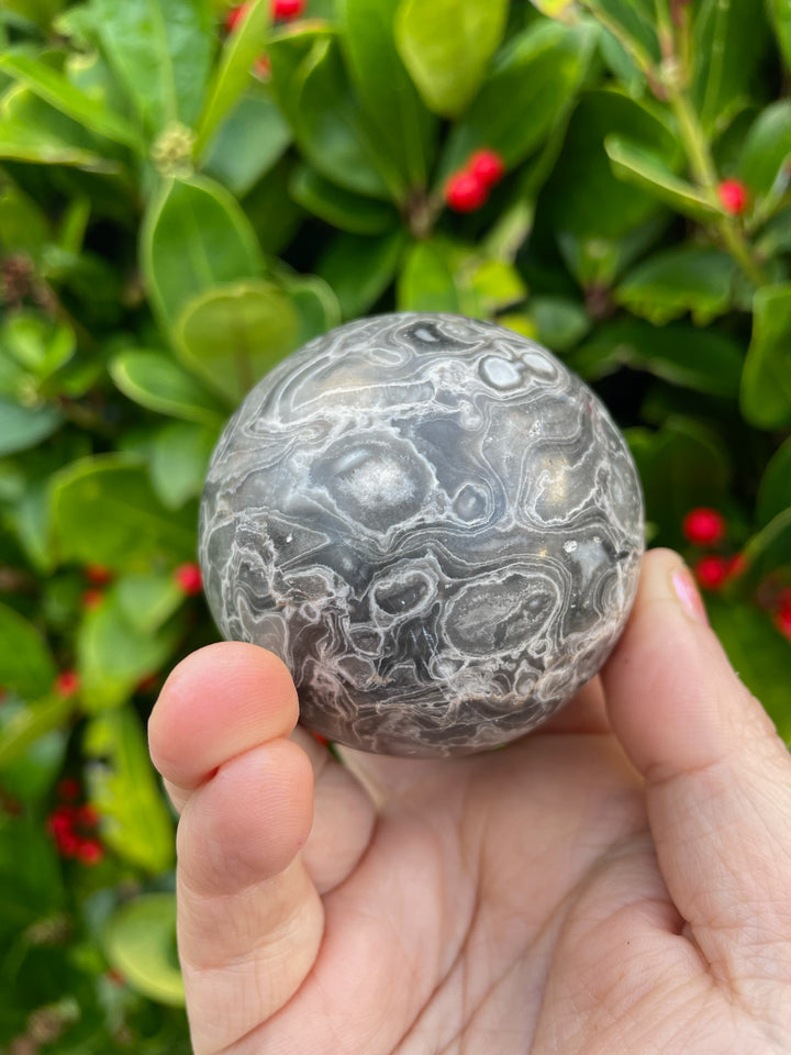 Map Agate Sphere