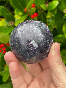 Fluorite and Quartz Sphere