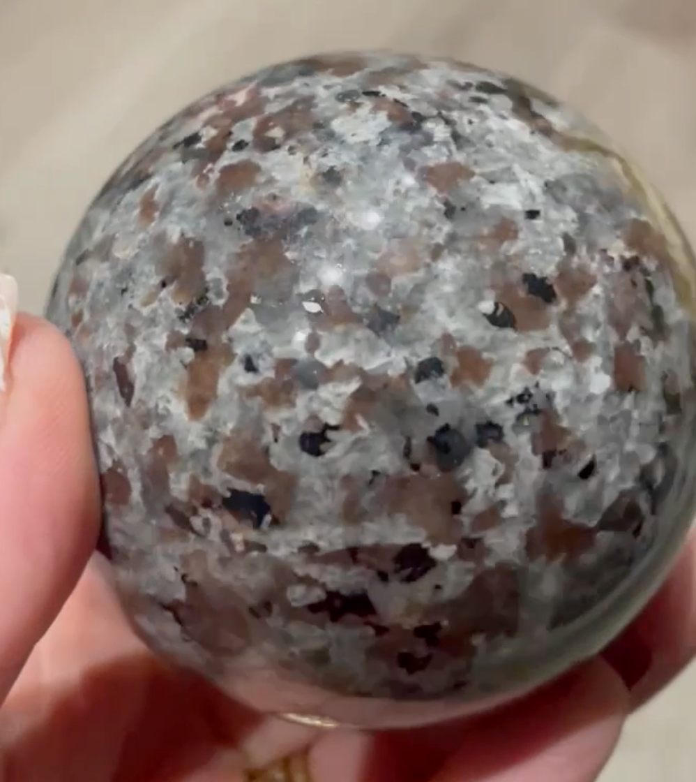 Large Yooperlite Sphere UV Reactive