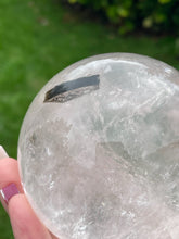 Load image into Gallery viewer, Large Quartz and Tourmaline Sphere
