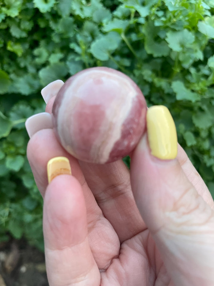 Rhodochrosite Sphere