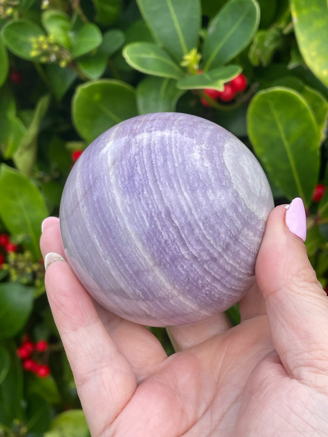 Silky Fluorite Sphere