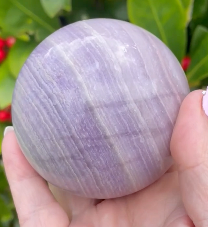 Silky Fluorite Sphere