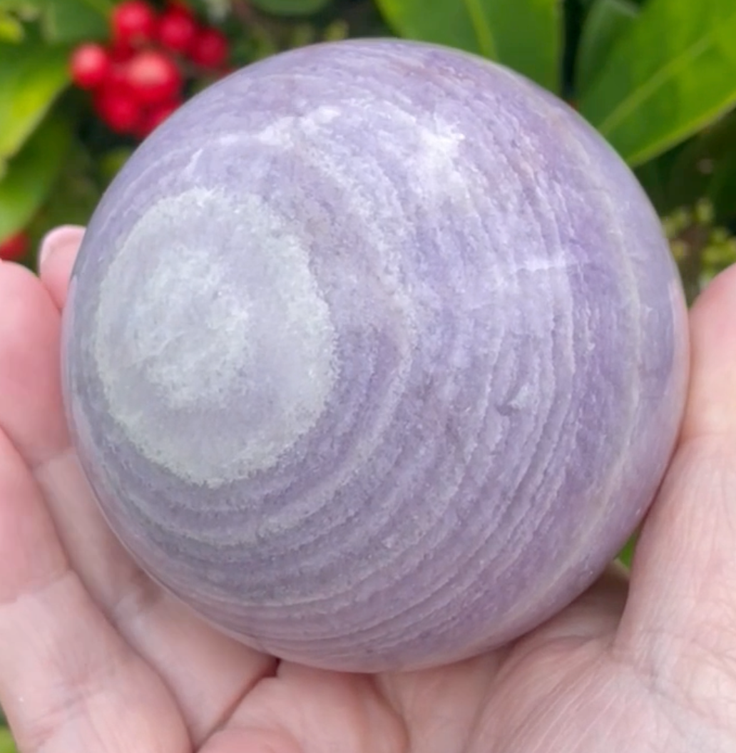 Silky Fluorite Sphere