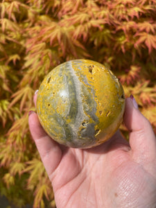 Bumblebee Jasper Sphere