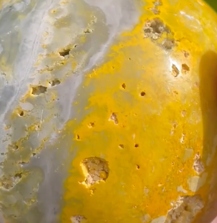 Bumblebee Jasper Sphere