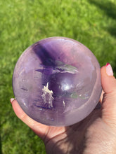 Load image into Gallery viewer, Large Amethyst Phantom Sphere
