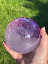 Load image into Gallery viewer, Large Amethyst Phantom Sphere
