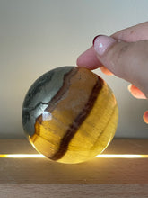 Load image into Gallery viewer, Smoky Fluorite with Pyrite and Mica Sphere

