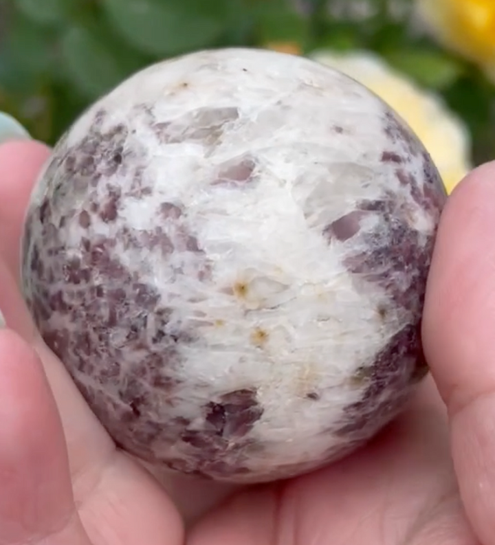 Lepidolite with Mica Sphere
