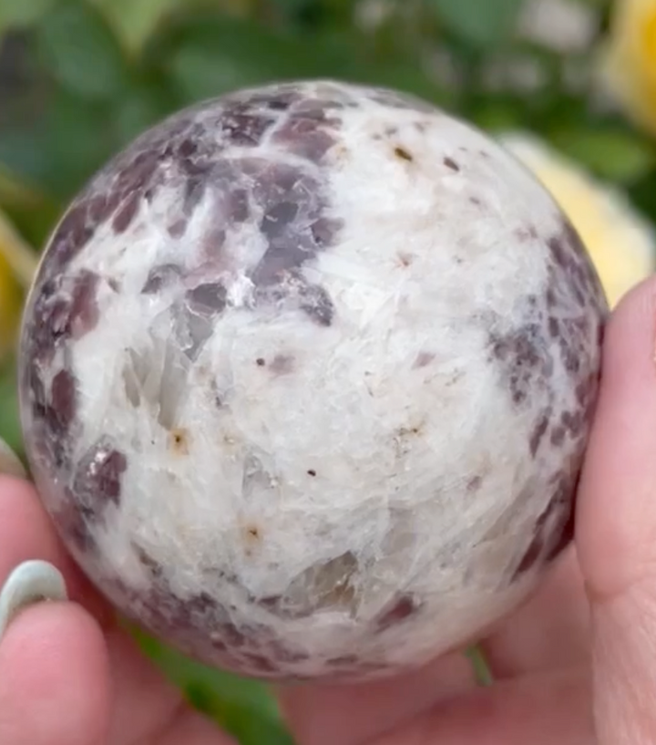 Lepidolite with Mica Sphere