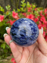 Load image into Gallery viewer, Sodalite and Hematite Sphere
