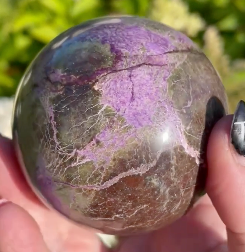 Large Atlantisite Sphere or Stichite and Serpentine as its also known.