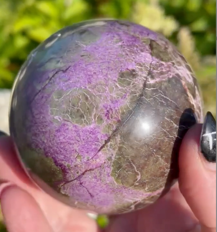Large Atlantisite Sphere or Stichite and Serpentine as its also known.