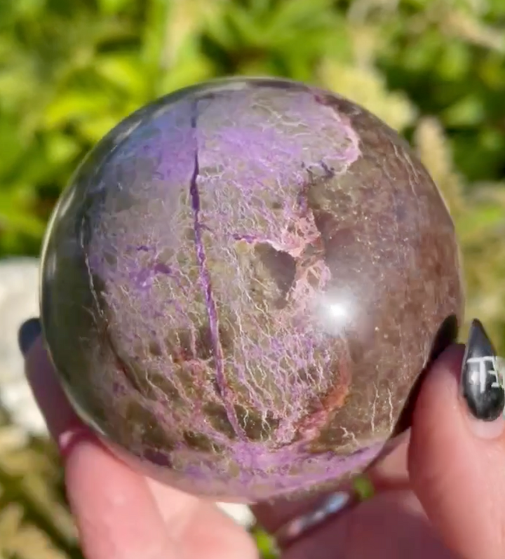 Large Atlantisite Sphere or Stichite and Serpentine as its also known.