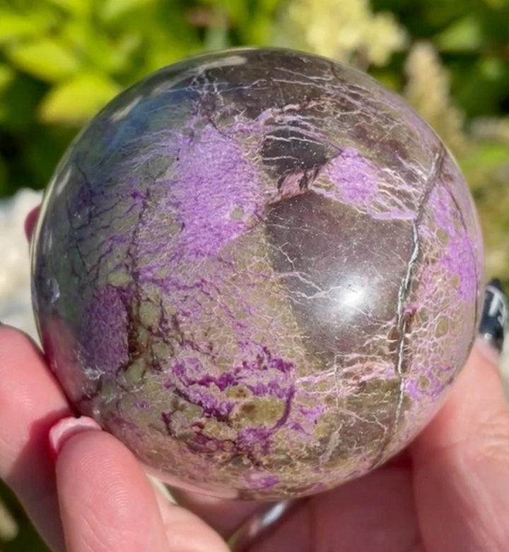 Large Atlantisite Sphere or Stichite and Serpentine as its also known.