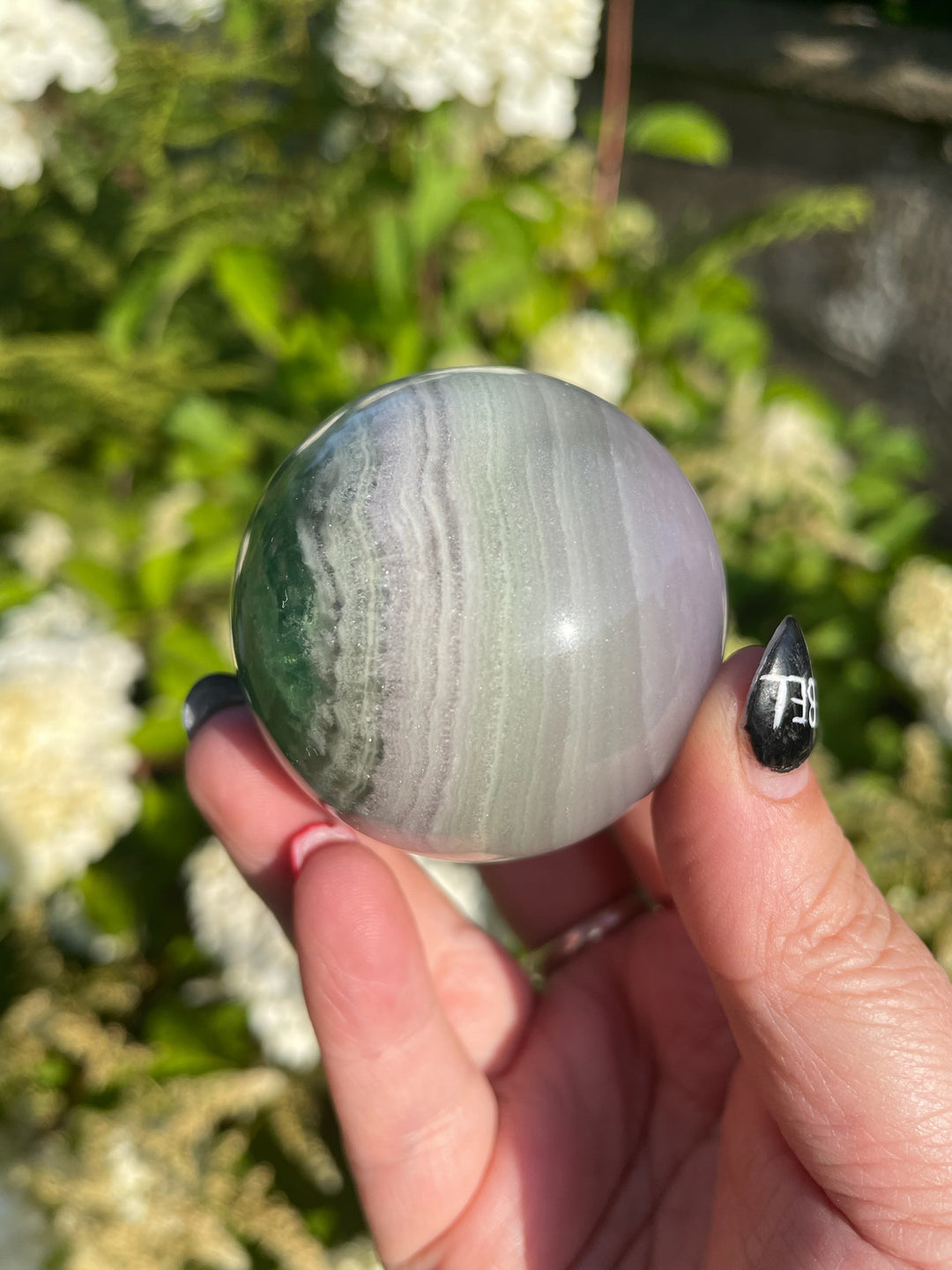 Silky Fluorite Sphere