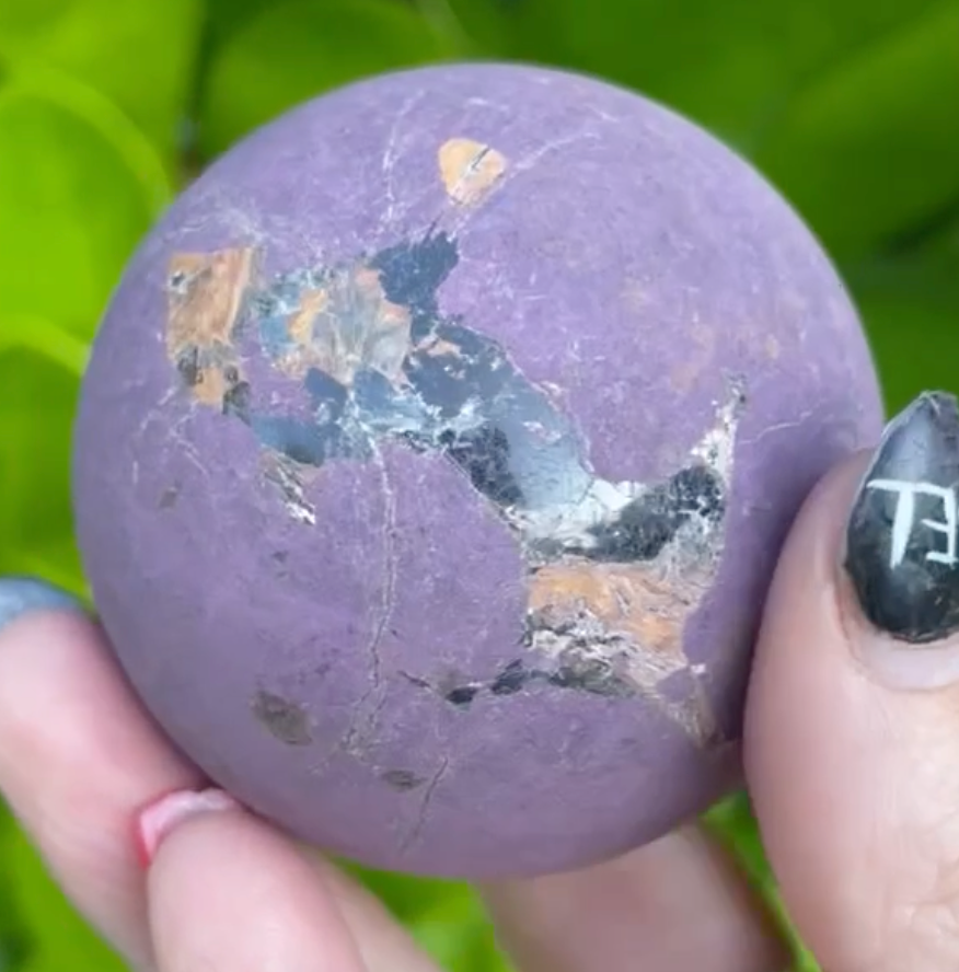 Large Purpurite Sphere