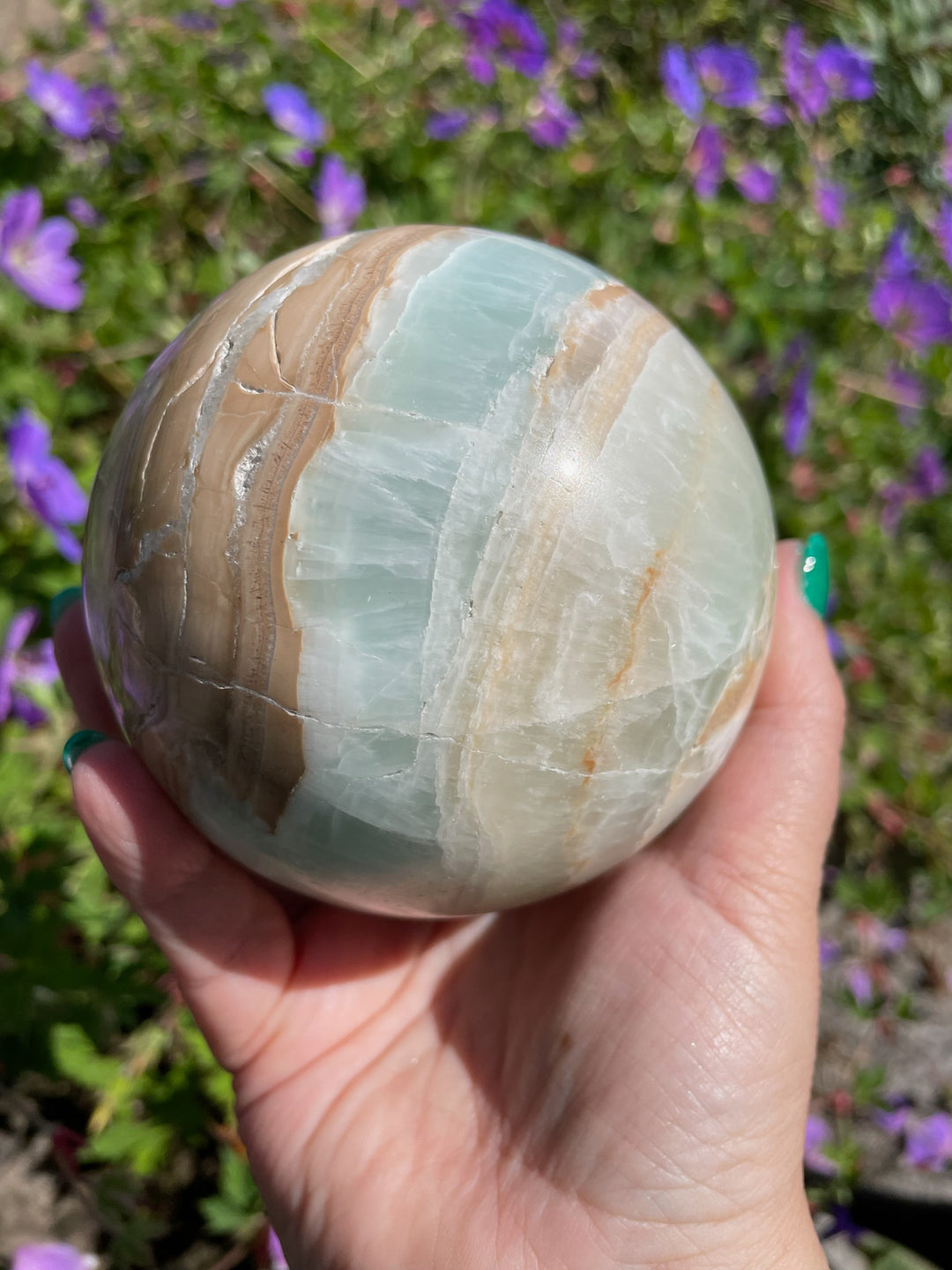 Large Caribbean Calcite Sphere