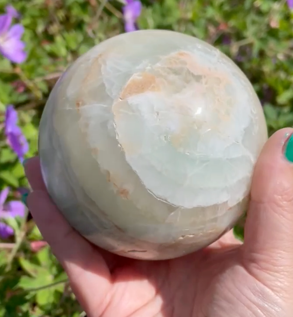 Large Caribbean Calcite Sphere