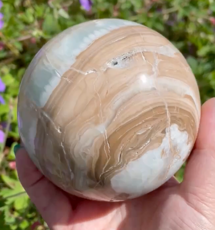 Large Caribbean Calcite Sphere