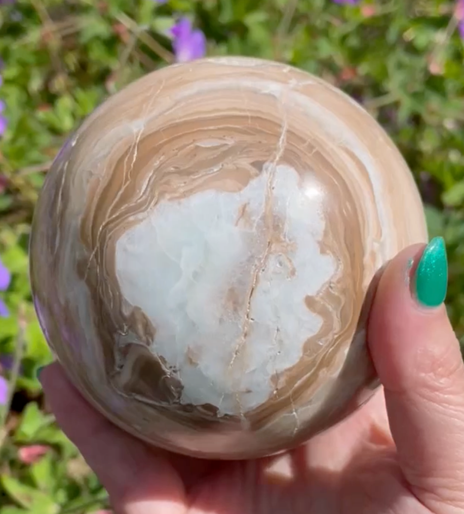 Large Caribbean Calcite Sphere