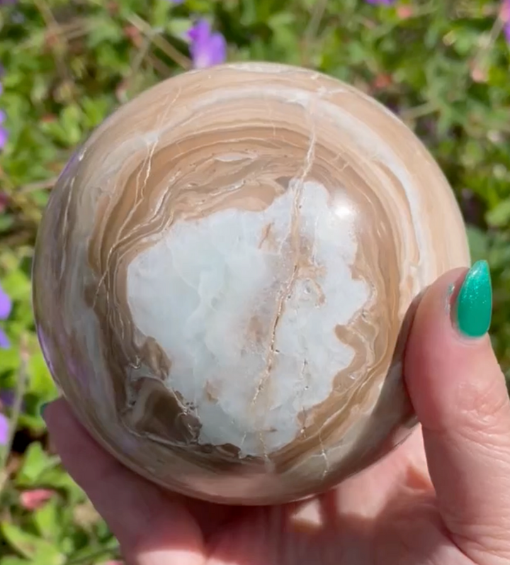Large Caribbean Calcite Sphere