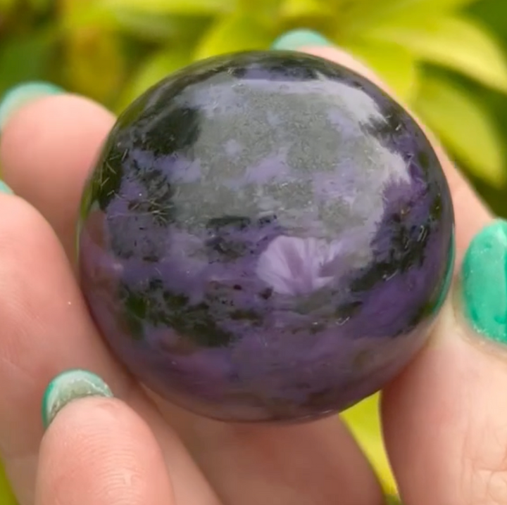Charoite Sphere