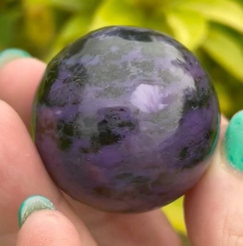 Charoite Sphere