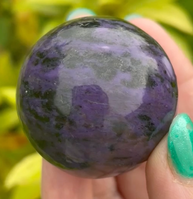 Charoite Sphere