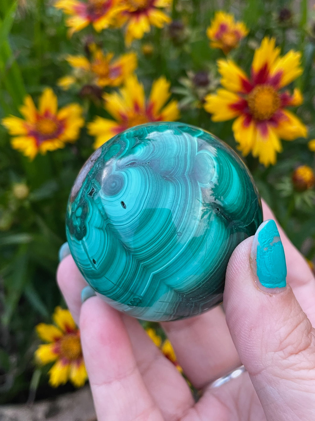 Malachite Sphere