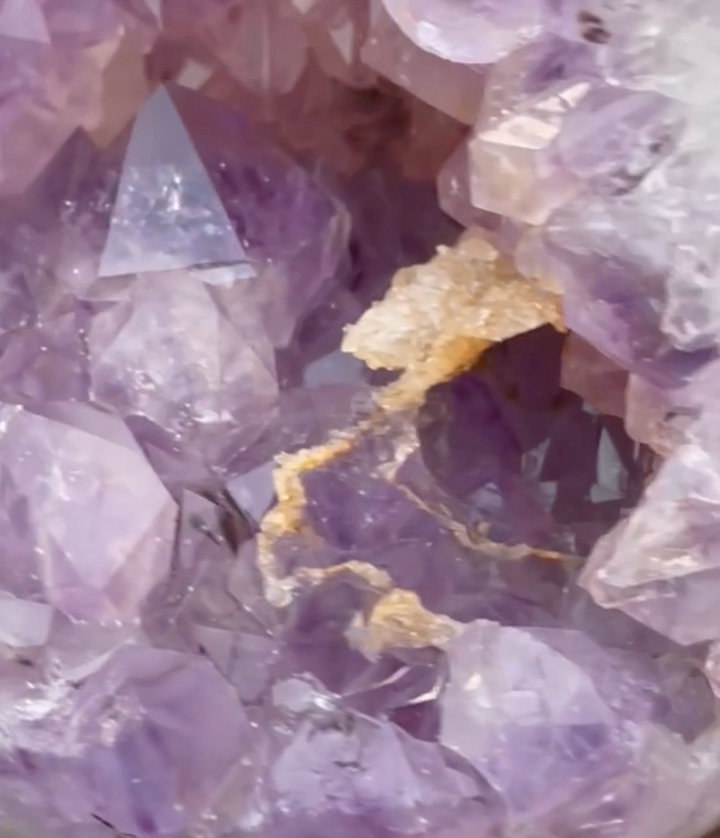 Amazing Amethyst and Agate Sphere with Calcite