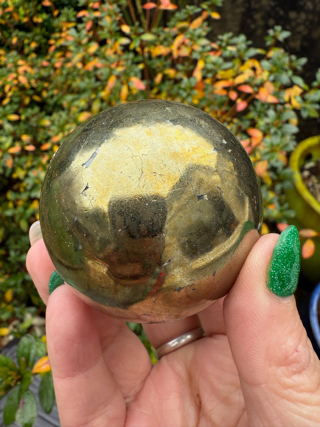 Chalcopyrite Sphere from Peru