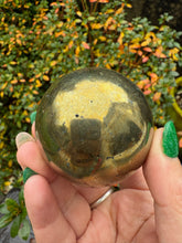 Load image into Gallery viewer, Chalcopyrite Sphere from Peru
