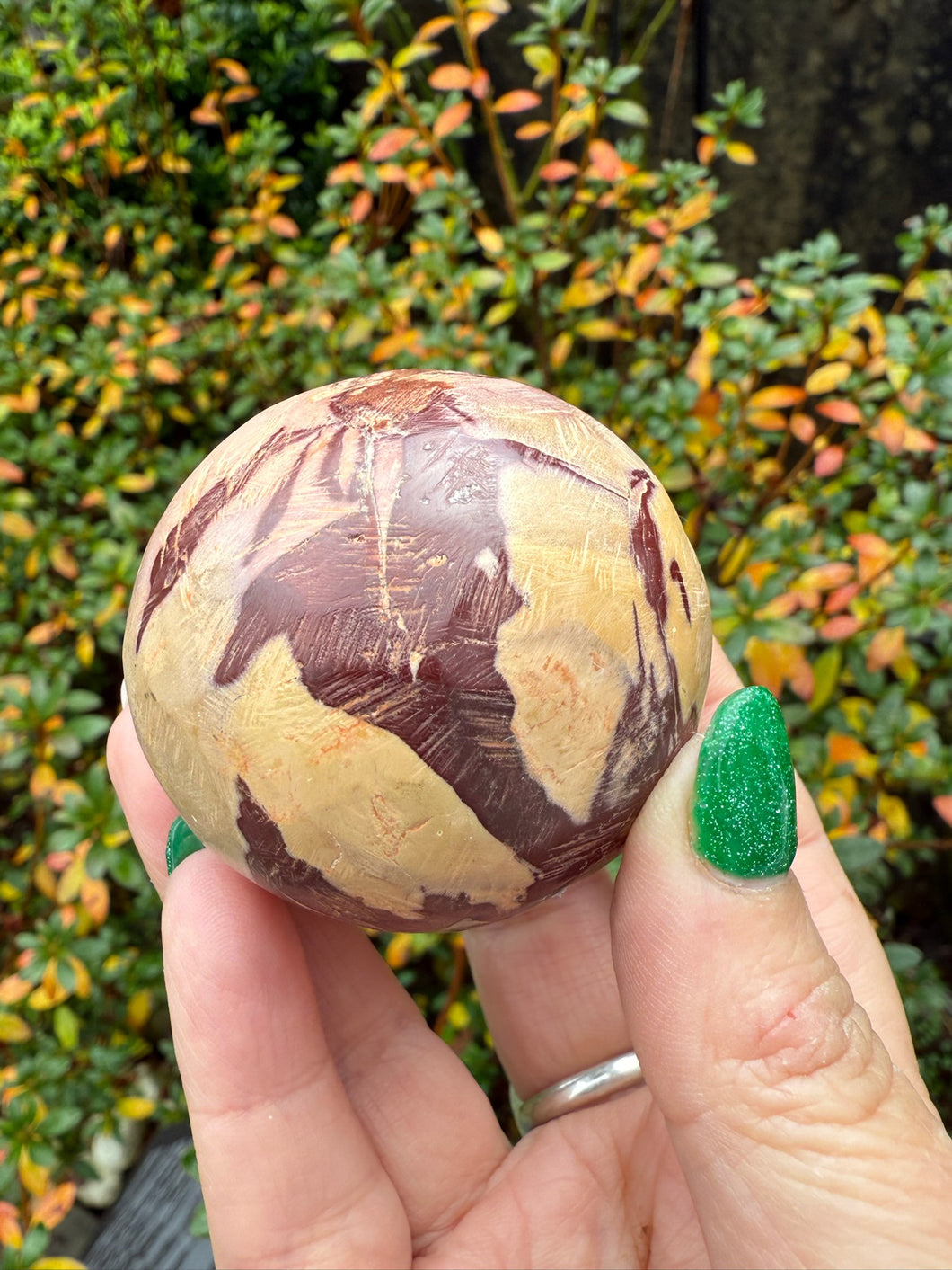 Atlas Mountain Jasper Sphere Paesina