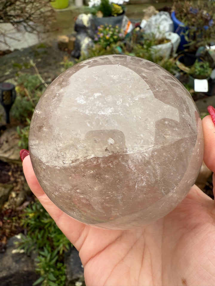 Large Tourmaline in Quartz Sphere