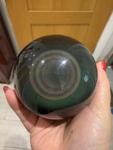 Load image into Gallery viewer, Large Rainbow Obsidian Sphere
