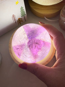Trapiche Amethyst Sphere 6.7cm Diameter