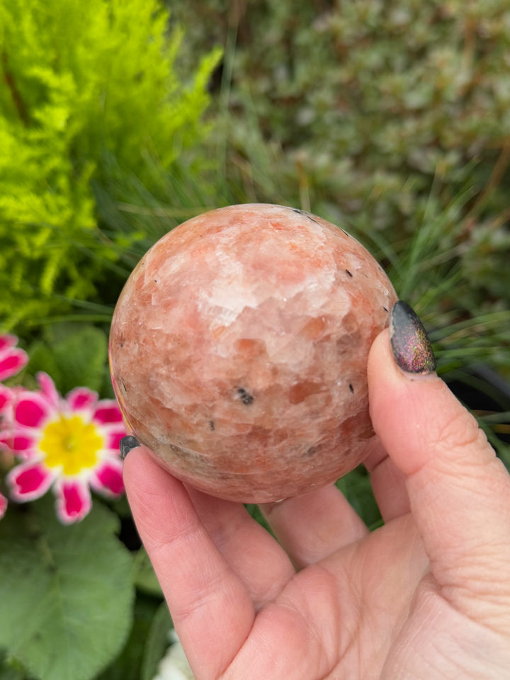 Sunstone Sphere with Flash