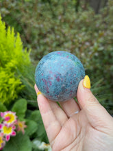 Load image into Gallery viewer, Ruby in Kyanite Sphere 5.7cm Diameter
