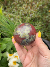 Load image into Gallery viewer, Dragon Blood Jasper Sphere 5.6cm Diameter
