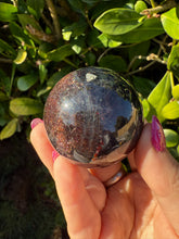 Load image into Gallery viewer, Rare Iolite and Sunstone Sphere
