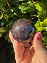 Load image into Gallery viewer, Rare Iolite and Sunstone Sphere
