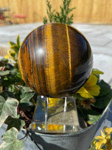 Large Tigers Eye Sphere 11cm diameter