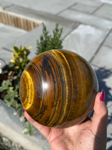 Large Tigers Eye Sphere 11cm diameter